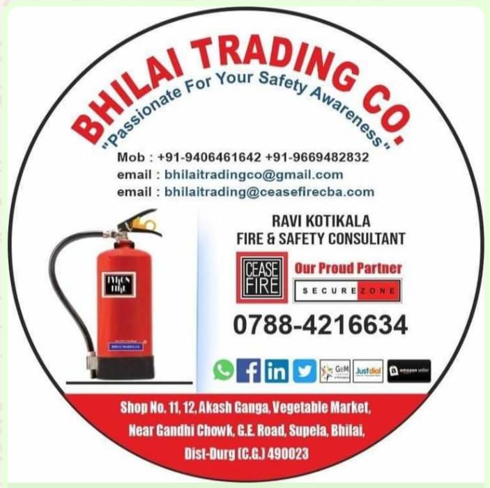 Foam fire and Industrial Fire Safety Equipments Dealer in Durg